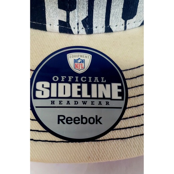 Reebok NFL New England Patriots Baseball Cap NWT Navy/Cream/Red/White Paneled - Picture 10 of 12